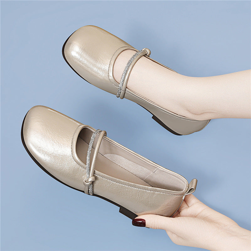 Damen Ballerinas Schmuckdetail Elegant Damen Schuhe