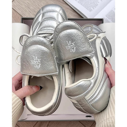 Damen Sneaker Sportlich Atmungsaktiv Mit Wechselsohle