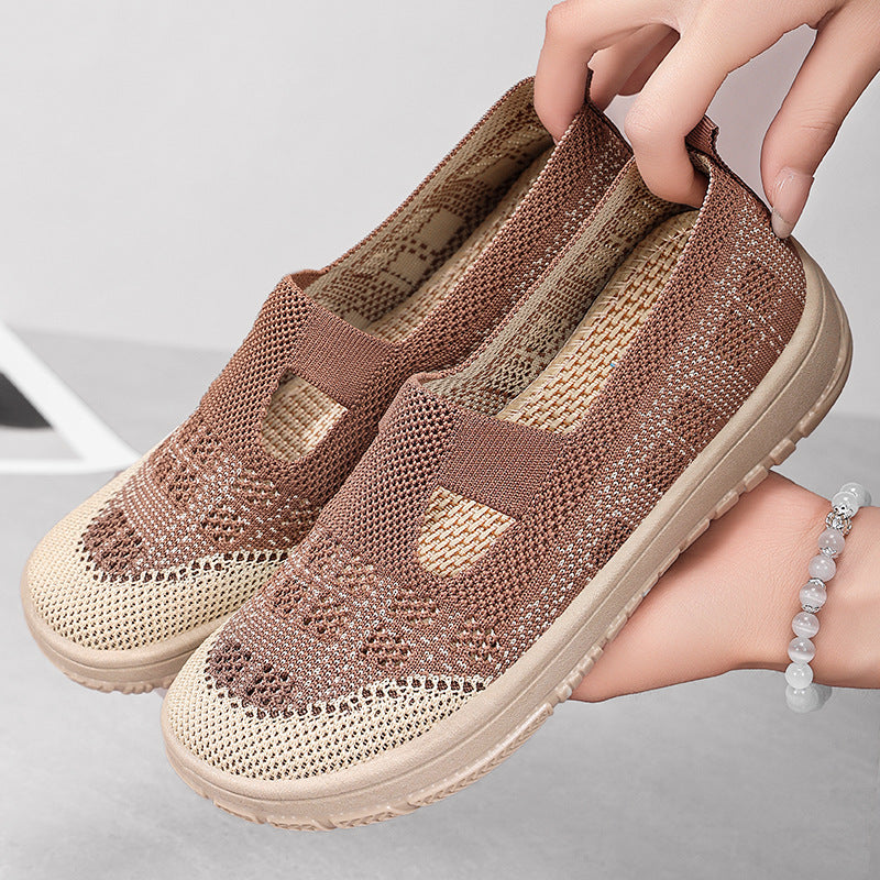 Damen Sneaker Komfortabel Luftig Durchbrochenes Design - BerlinGlamour