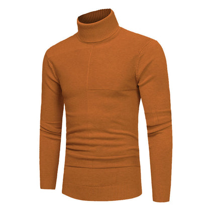 Herren Rollkragenpullover Weich Strick Qualität Made