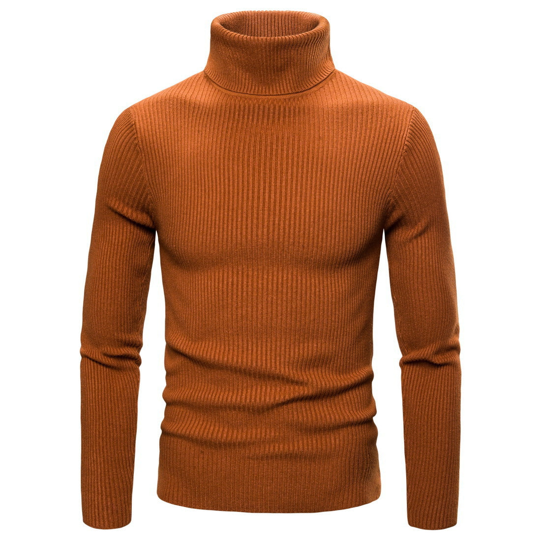 Herren Rollkragenpullover Modern Strick Qualität