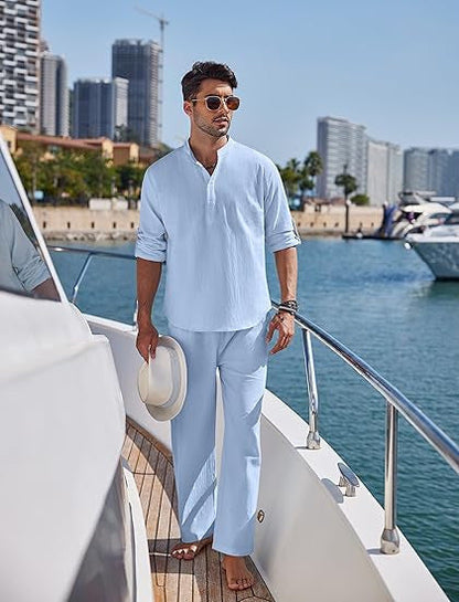 Herren Lounge Set Bequem Relaxed Fit Casual