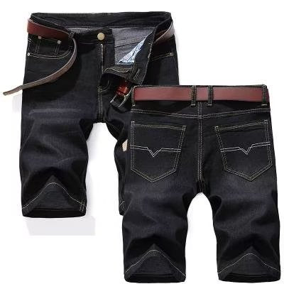 Herren Shorts Denim Bequem Weit Schnitt Freizeit