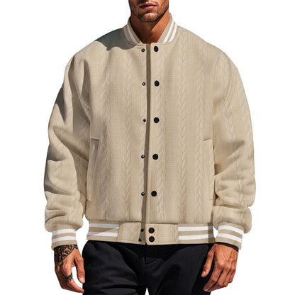 Herren Strickjacke Sportlich Lässig Übergröße