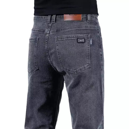 Herren Jeans Slim Fit Weich Denim Modern
