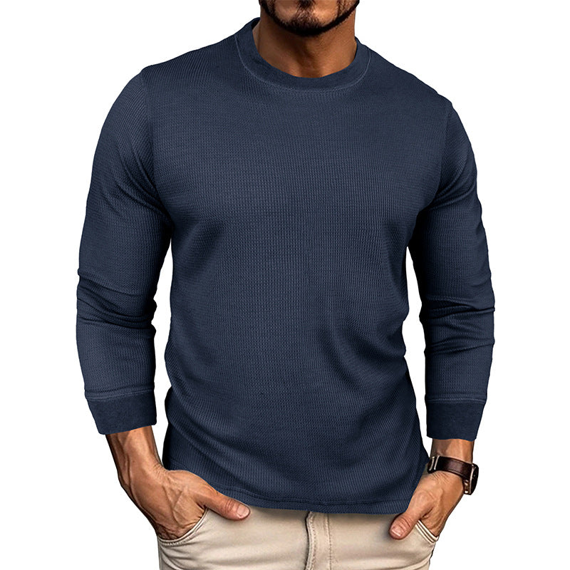 Herren T-Shirt Langarm Strukturiert Modern Berlin