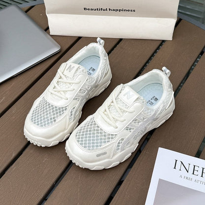 Damen Sneaker Freizeitschuhe Atmungsaktiv Rutschfest