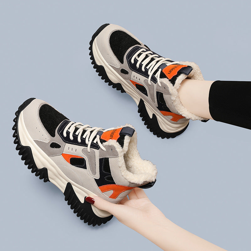 Damen Winter Sneaker Kuschelig Rutschfest Modern - BerlinGlamour