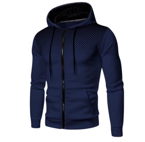 Herren Kapuzenjacke Sportlich mit Reißverschluss und Taschen
