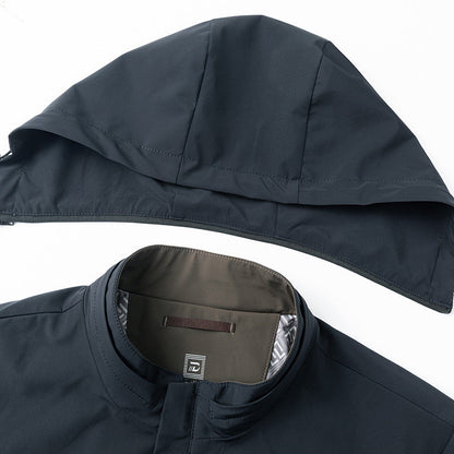Herren Outdoorjacke Wasserabweisend Fleece Isolierung Männer - BerlinGlamour