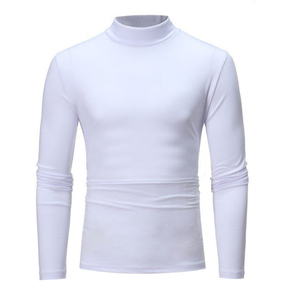 Herren Langarmshirt Rollkragen Stretch Atmungsaktiv Modern