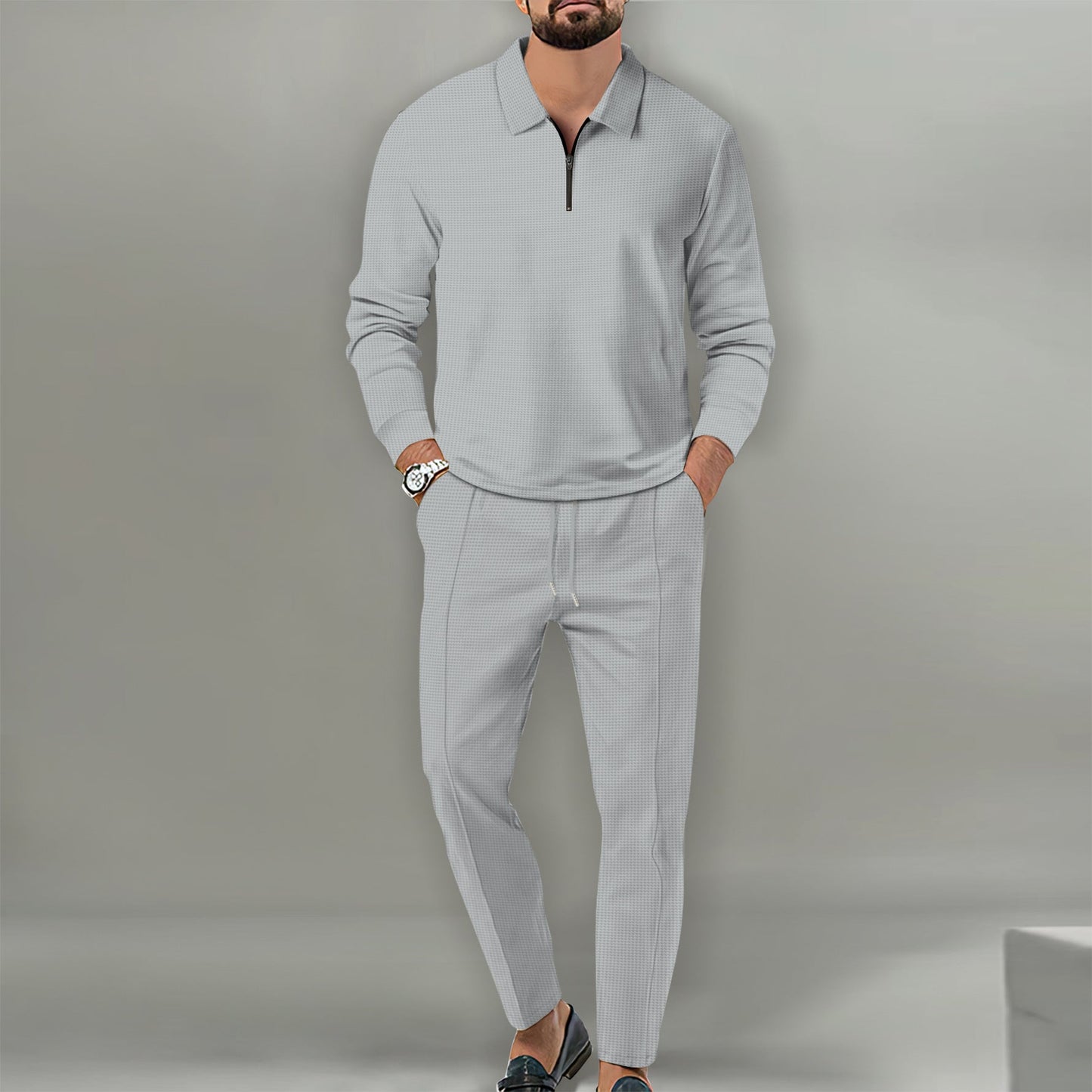 Herren Sportbekleidung Freizeit-OutfitMit Elastischem Bund