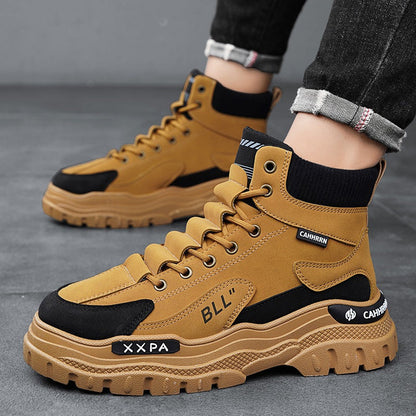 Herren Outdoor Sneaker Robust Verstärkte Sohle Wander Schuhe