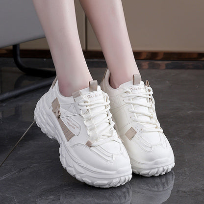Damen Laufschuhe Bequem mit dicker Sohle Sportlich