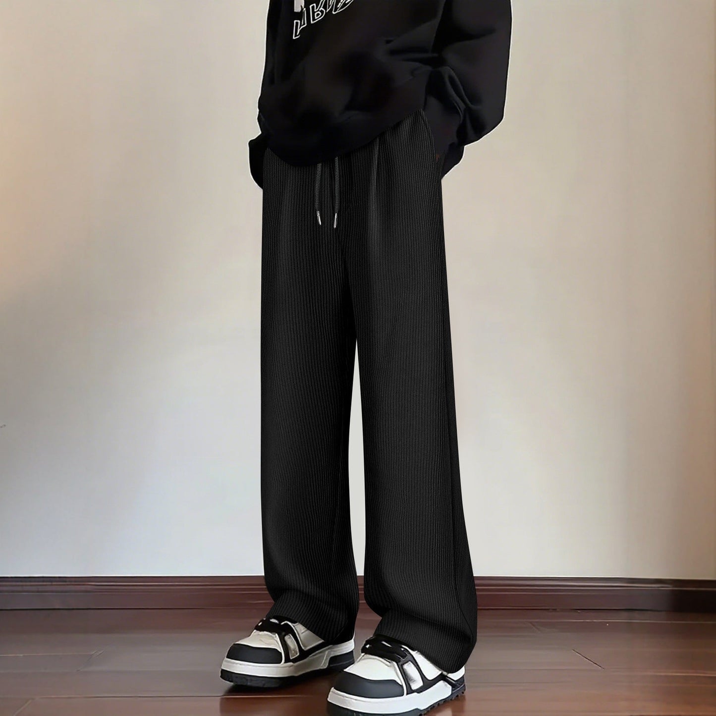 Herren Ripp-Hose Elegant Weich Schmal - BerlinGlamour