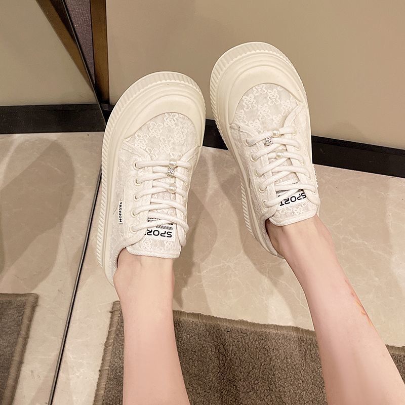 Damen Sneaker Weich Bequem Laufsohle