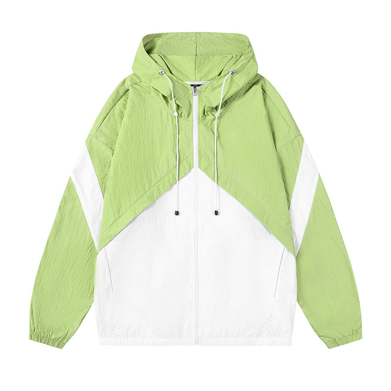 Herren Windjacke Sportlich Reflektierend Verstellbares Kapuzen - BerlinGlamour