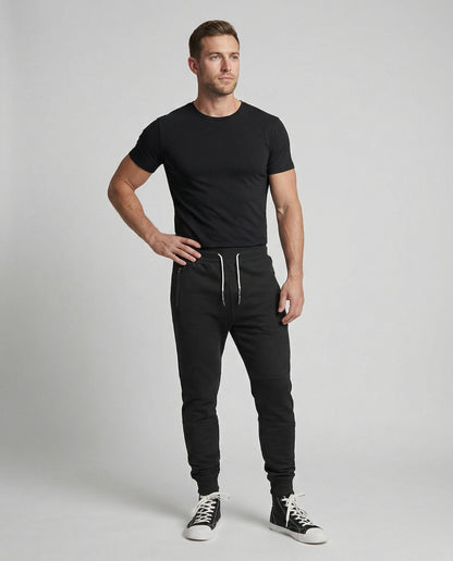 Herren Jogginghose Sportlich Funktionshose Mit Taschen