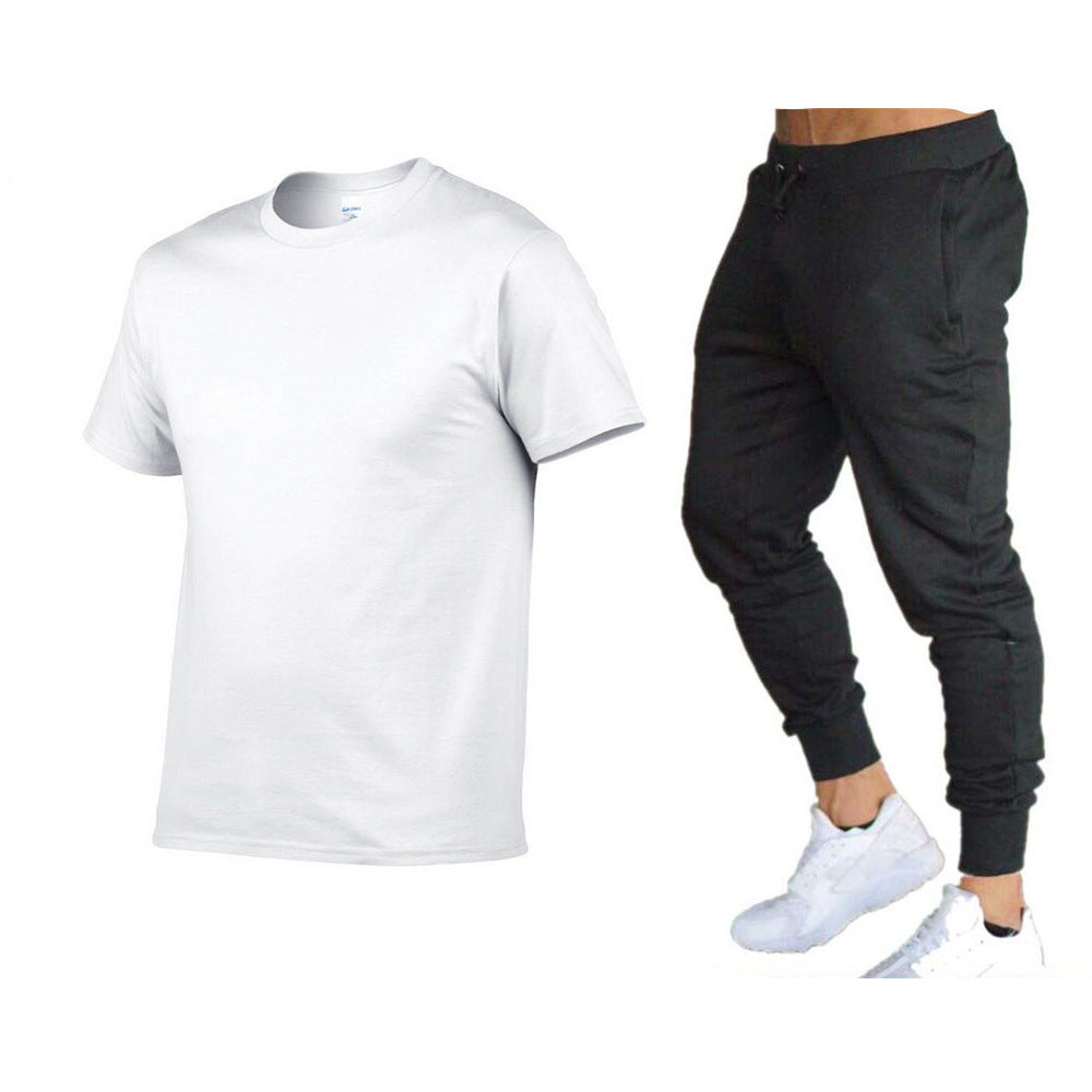 Herren Sportset Funktionales T-Shirt und Jogginghose Set