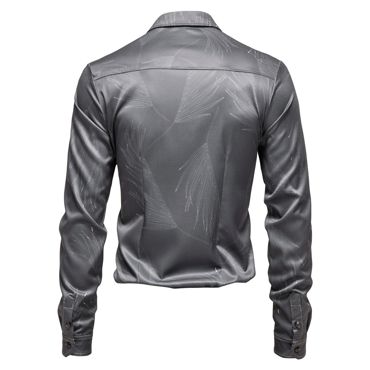 Herren Hemd Elegant Modern Muster Glanz