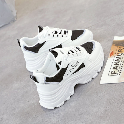 Damen Sneaker Chunky atmungsaktiv Stoßdämpfer