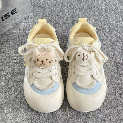 Damen Sneaker Tiermotiv Weiche Sohle Sportlich