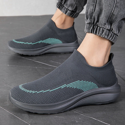 Damen Laufschuhe Komfort Slip-On Laufschuhe Leicht Mesh - BerlinGlamour