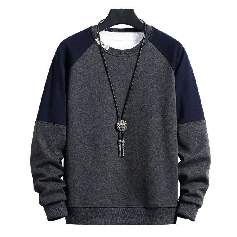 Herren Sweatshirt Modisch Kontrastärmel Trendig