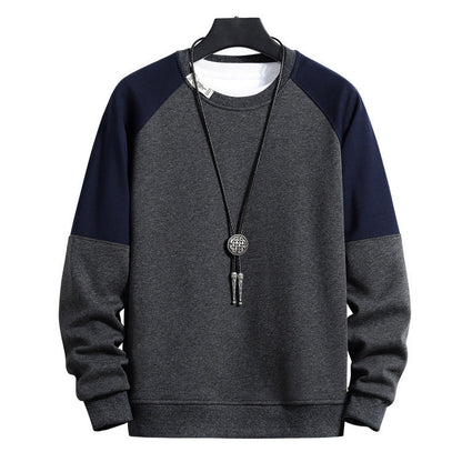 Herren Sweatshirt Modisch Kontrastärmel Trendig