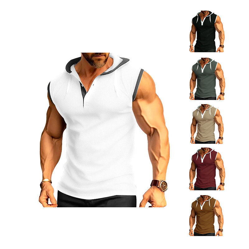 Herren Poloshirt Ärmellos Locker Fit Sommer - BerlinGlamour
