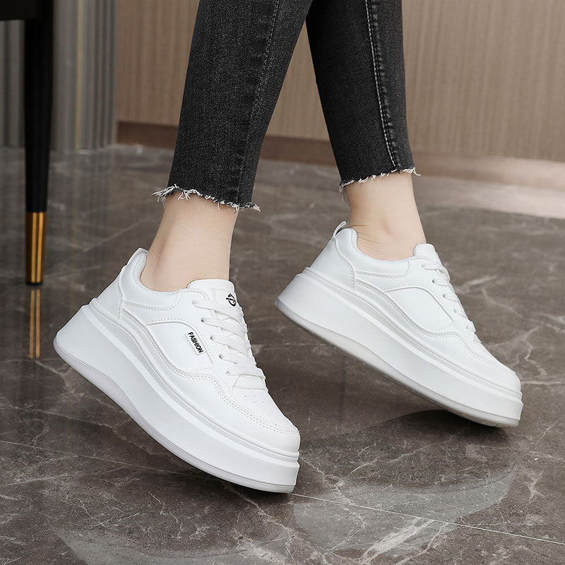 Damen Sneaker Plateau Schuhe Atmungsaktiv Gepolstert