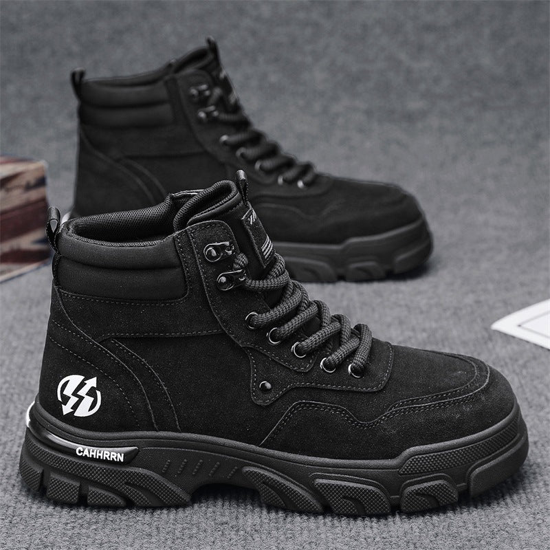Damen Sportstiefel High-Top Robust Laufsohlen Damenschuhe
