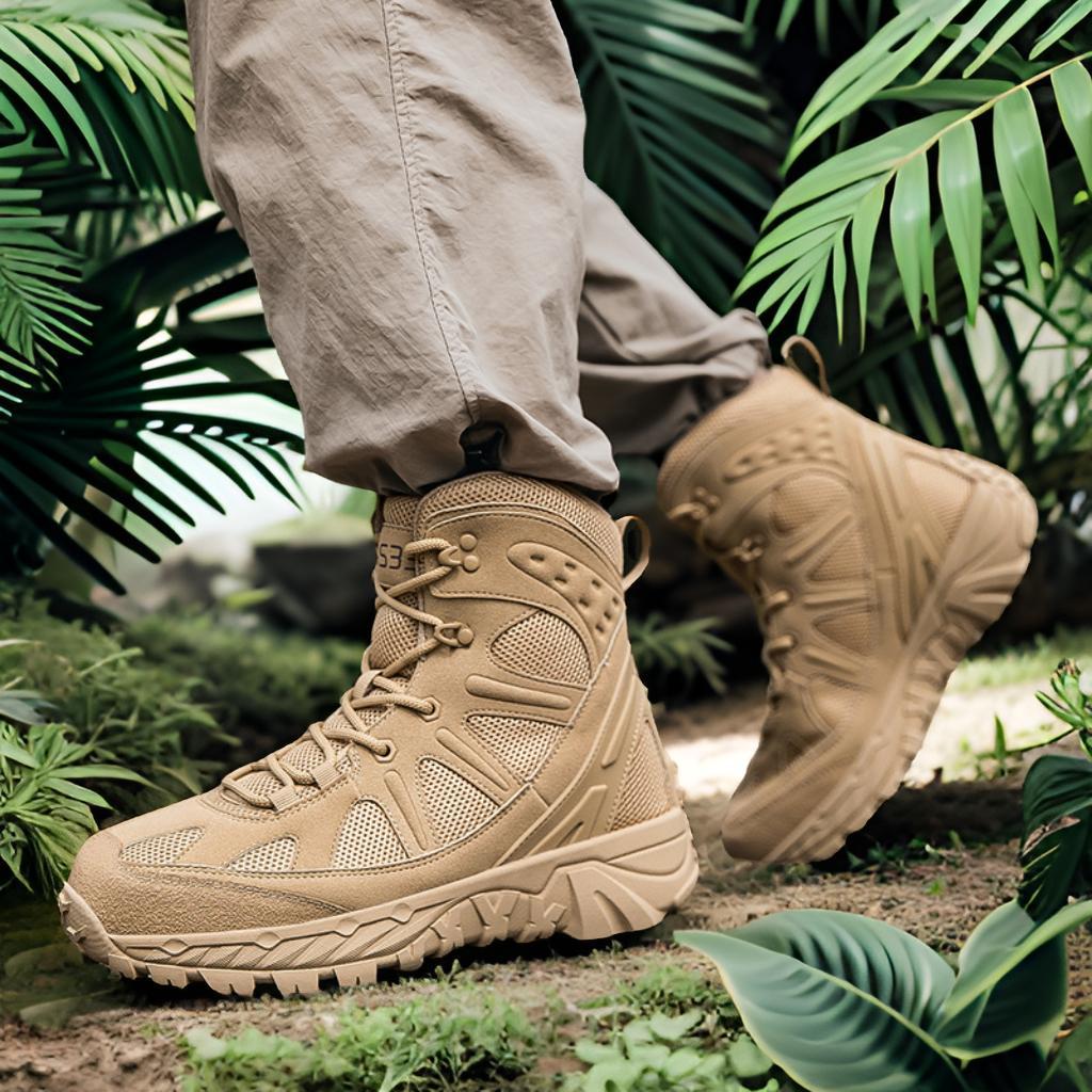 Herren Outdoor-Stiefel Wasserdicht Rutschfest Atmungsaktiv - BerlinGlamour