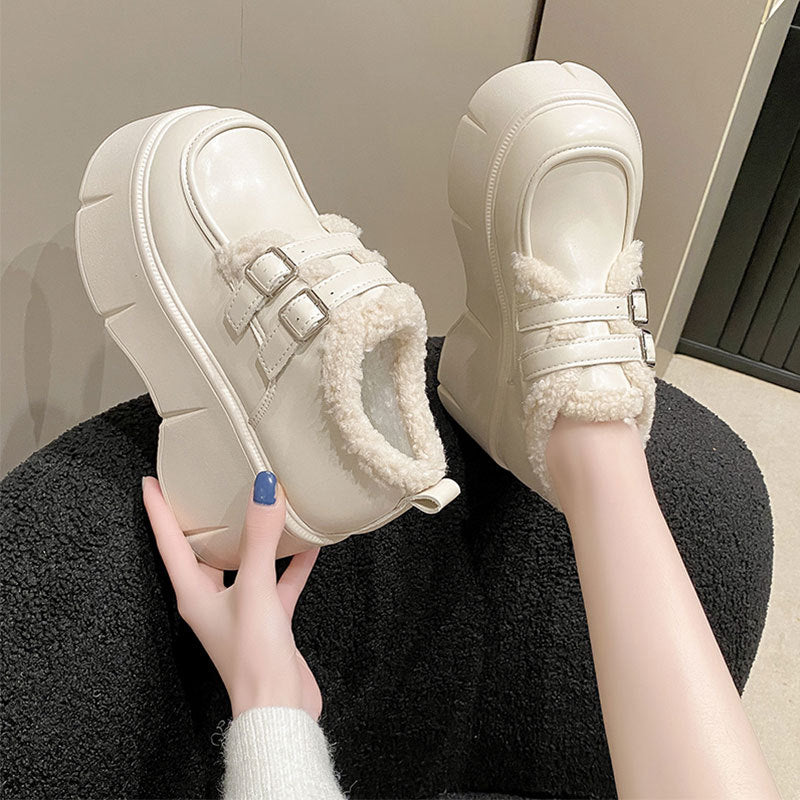 Damen Schuhe Plattform Moderne Schnalle Weich - BerlinGlamour