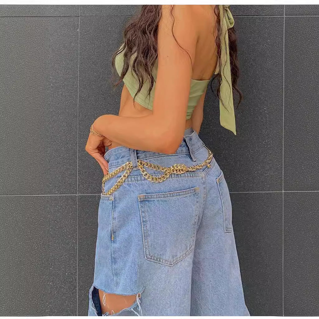 Bequeme Damen Jeans Weite Passform Lässig
