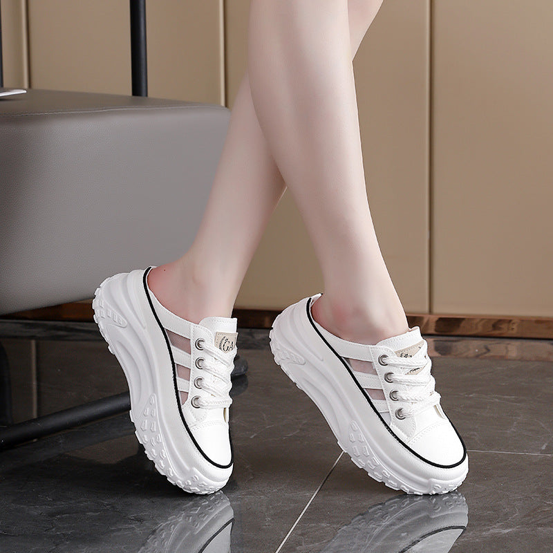 Damen Sneaker Bequem Mesh Atmungsaktiv Rutschfest