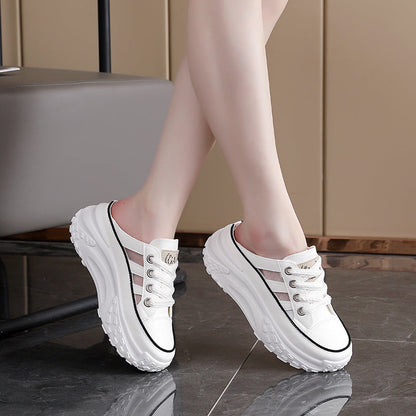Damen Sneaker Bequem Mesh Atmungsaktiv Rutschfest