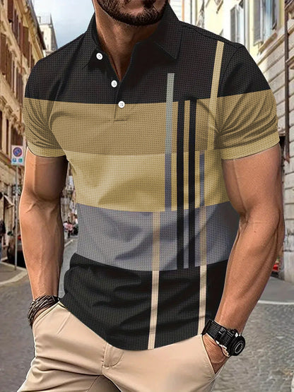 Herren Poloshirt Sportlich Piqué Qualität