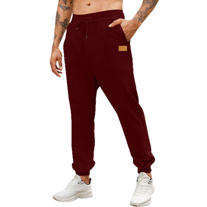 Herren Jogginghose Sportlich Mit Reißverschluss Taschen