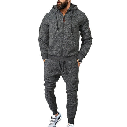 Herren Jogginganzug mit Kapuze und Taschen Sportlich Comfort