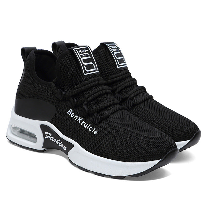 Damen Sneaker Atmungsaktiv mit Luftpolster Sohle bequem