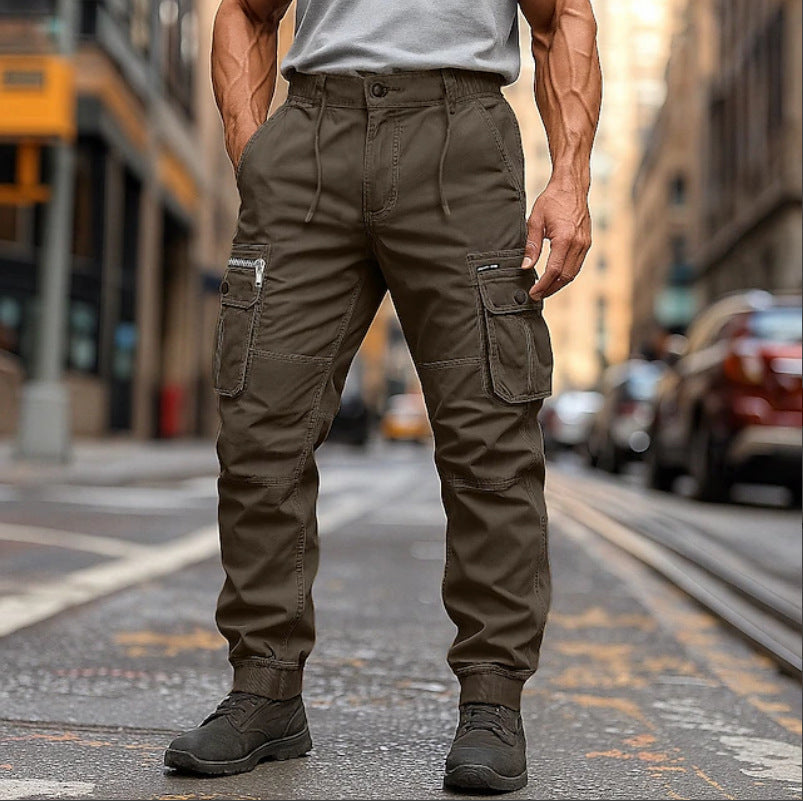Herren Cargo-Hose Vieltaschen Flexibel Bequem