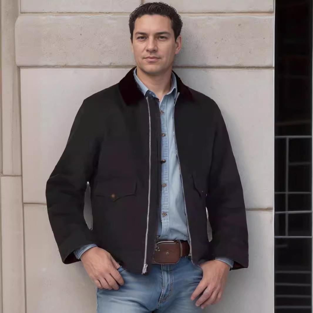 Herren Utility-Jacke Robust mit vielen Taschen Modern