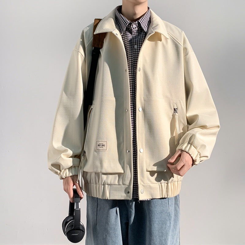 Herren Utility-Jacke Bequem Freizeitjacke Größe XL