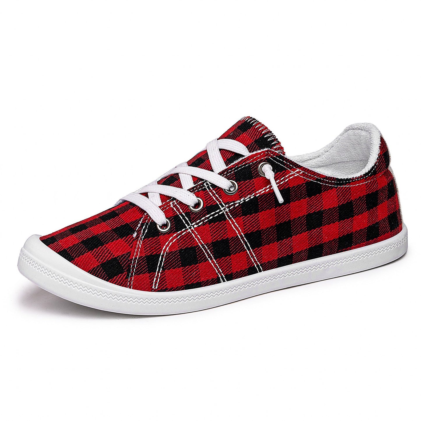 Damen Sneaker Bequem Canvas Atmungsaktiv