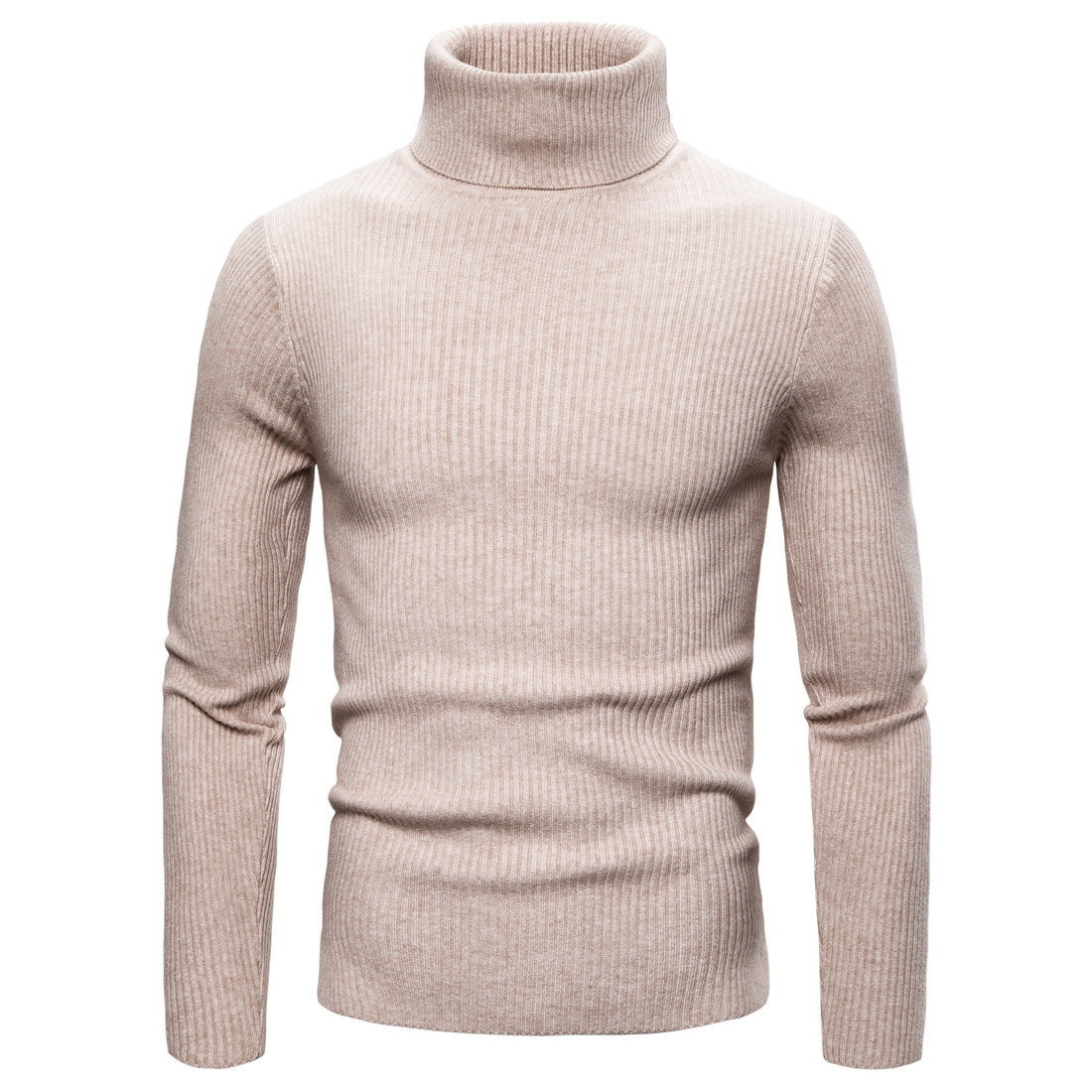 Herren Rollkragenpullover Modern Strick Qualität