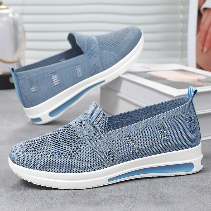 Damen Sportschuhe Atmungsaktiv Flexibel Laufschuhe mit Weichsohle