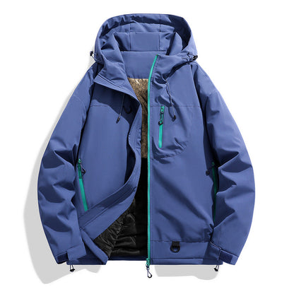 Herren Outdoor-Jacke Wasserdicht Funktionell Modern