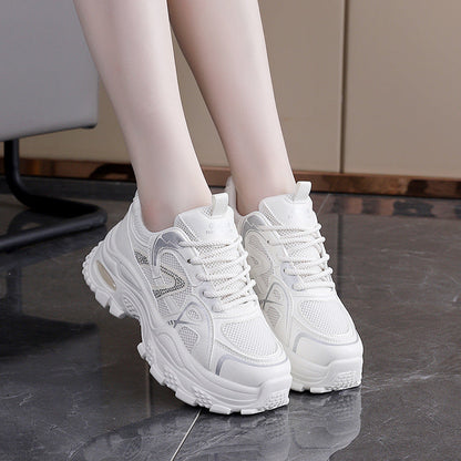 Damen Laufschuhe Leicht Mesh Sneaker mit Dämpfung