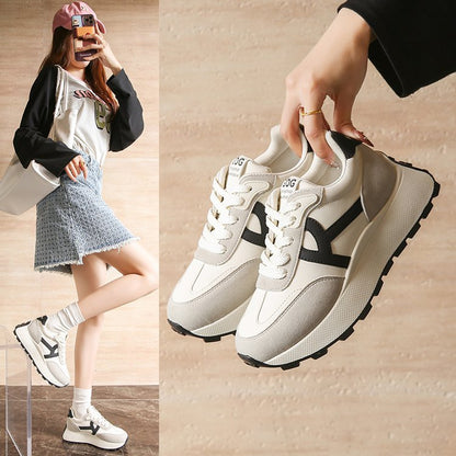 Damen Plateau Sneaker Sportlich Komfortabel Größe 36-41 - BerlinGlamour